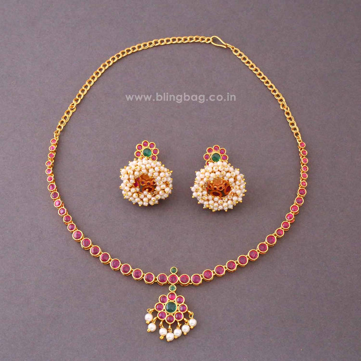 Multicolor Uma Antique Jewellery Set- New Arrival