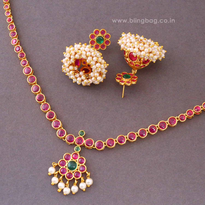 Multicolor Uma Antique Jewellery Set- New Arrival