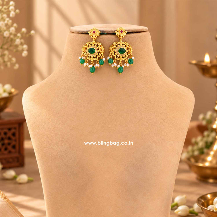 Multicolor Umadevi Temple Jewellery Set- New Arrival
