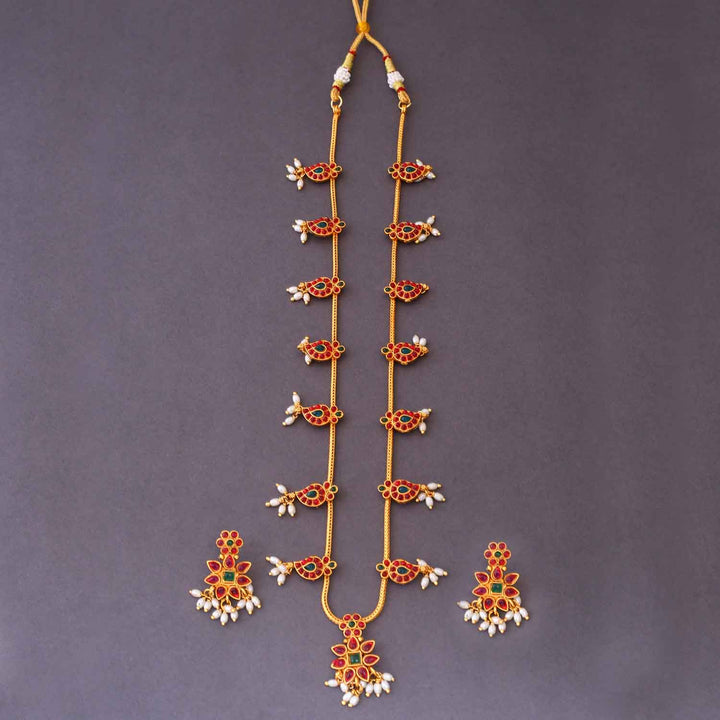 Multicolor Urshiya Antique Jewellery Set- New Arrival