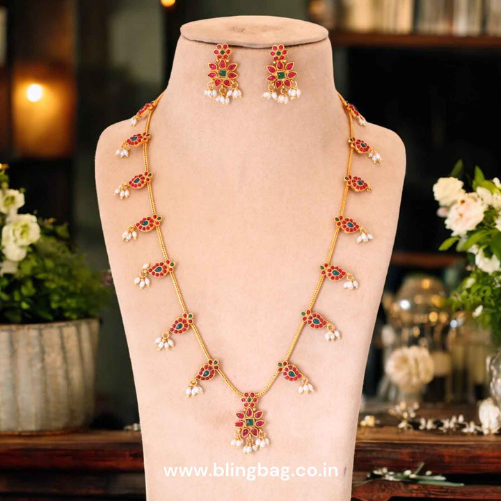 Multicolor Urshiya Antique Jewellery Set- New Arrival