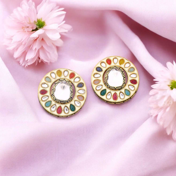 Multicolor Ushiya Studs