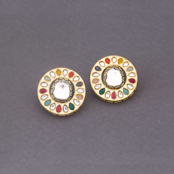 Multicolor Ushiya Studs
