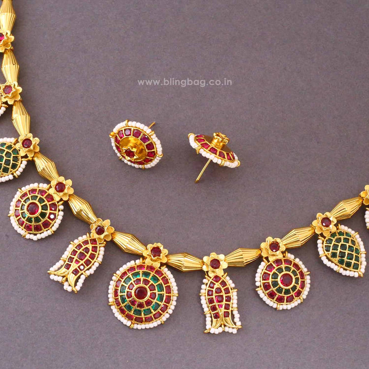 Multicolor Vaira Antique Jewellery Set- New Arrival
