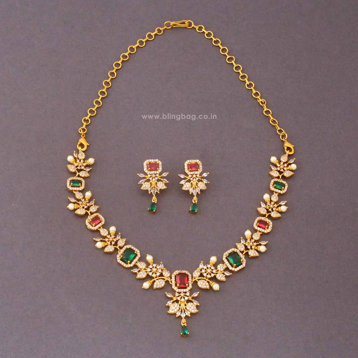 Multicolor Vanya Victorian Jewellery Set - New Arrival