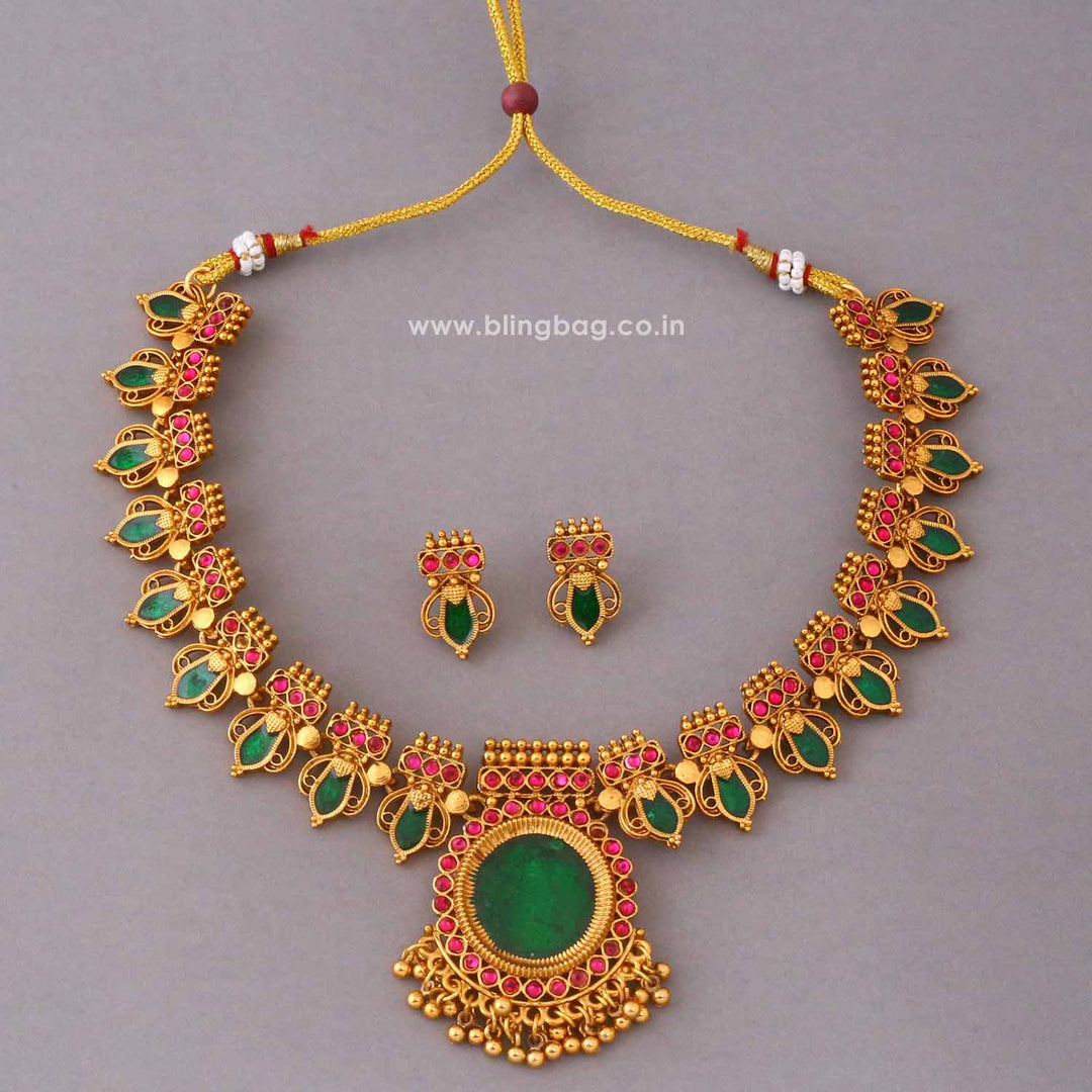 Multicolor Varahii Antique Jewellery Set- New Arrival