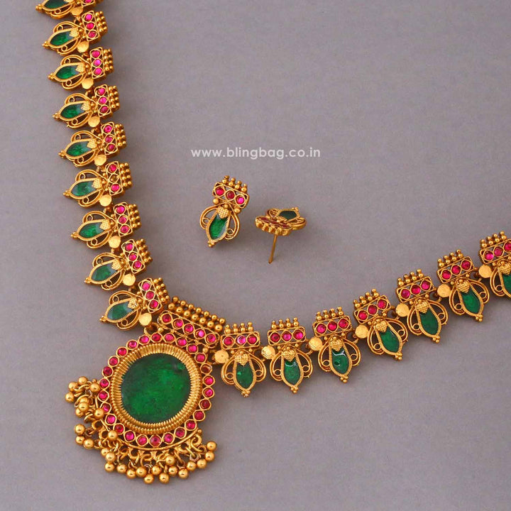 Multicolor Varahii Antique Jewellery Set- New Arrival