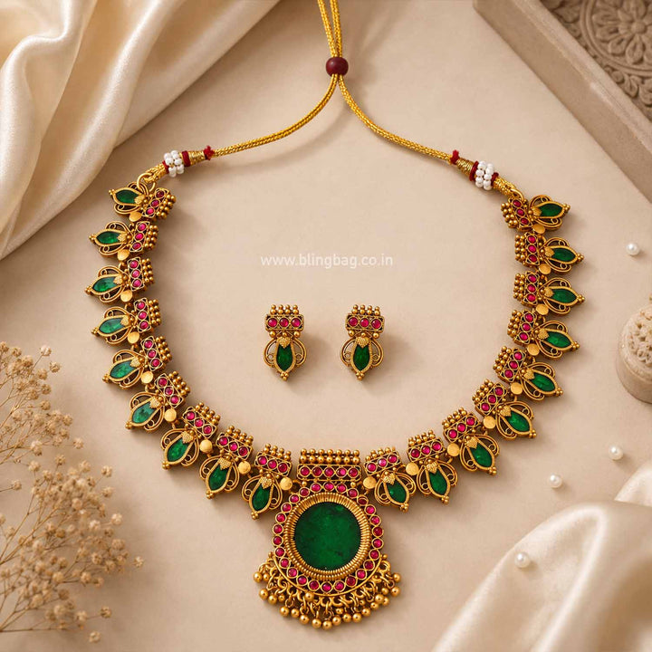 Multicolor Varahii Antique Jewellery Set- New Arrival
