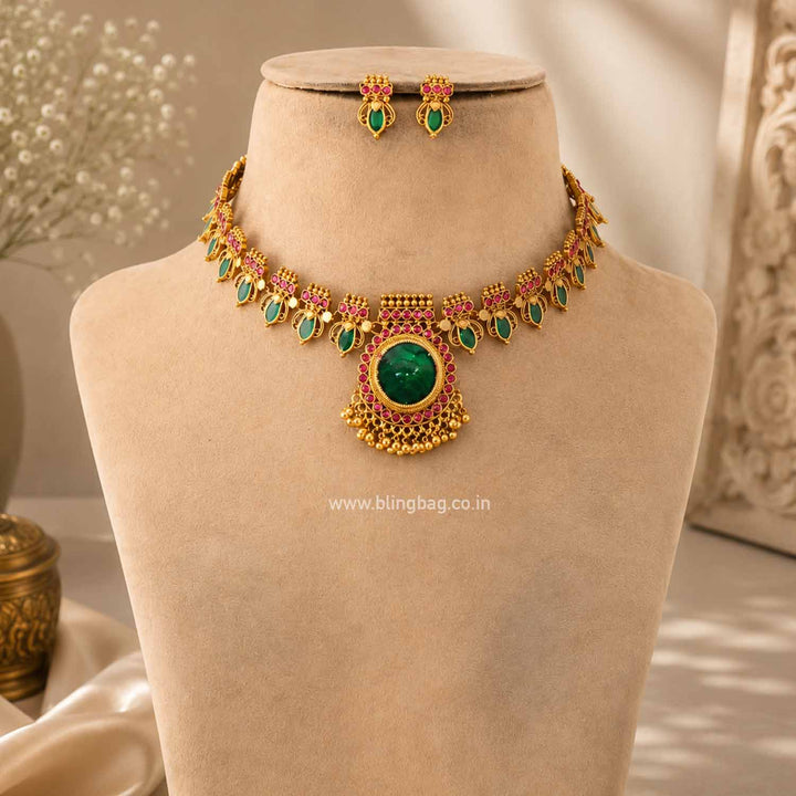 Multicolor Varahii Antique Jewellery Set- New Arrival