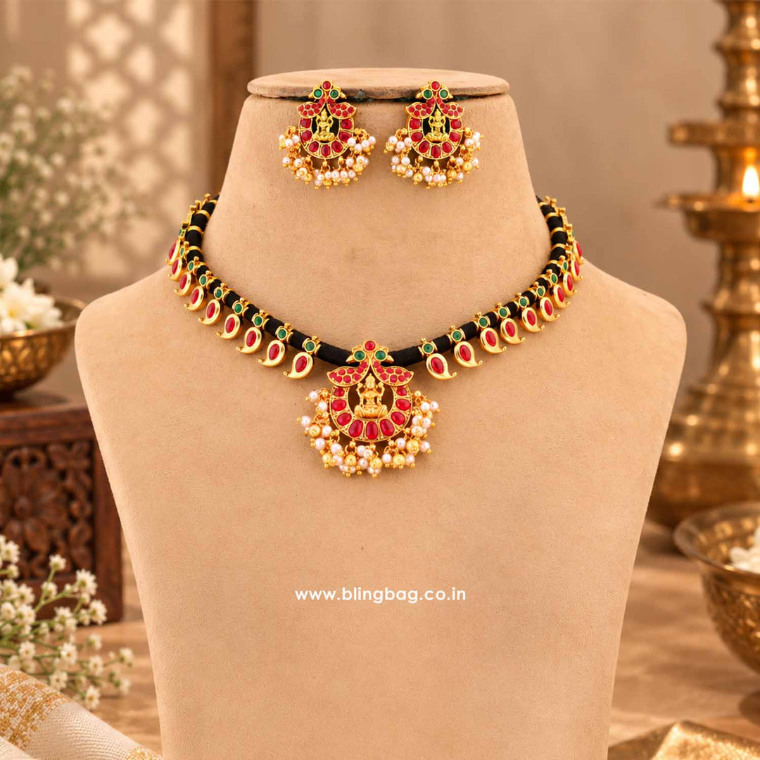 Multicolor Varahiini Temple Jewellery Set- New Arrival
