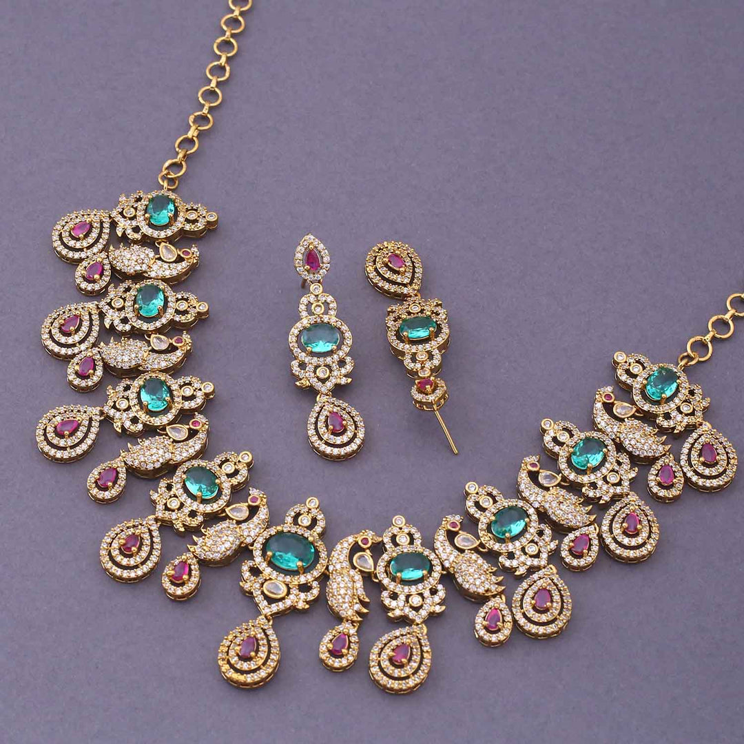 Multicolor Verany Victorian Jewellery Set - New Arrival
