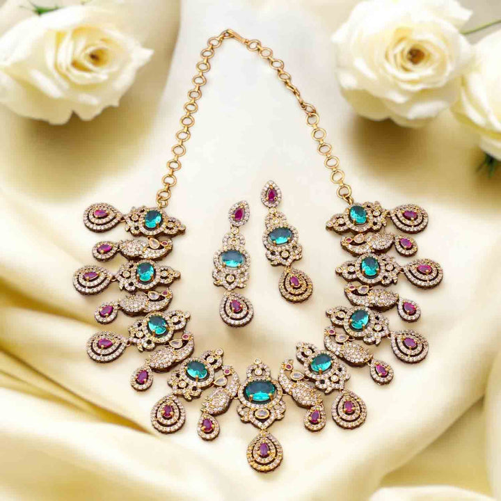 Multicolor Verany Victorian Jewellery Set - New Arrival