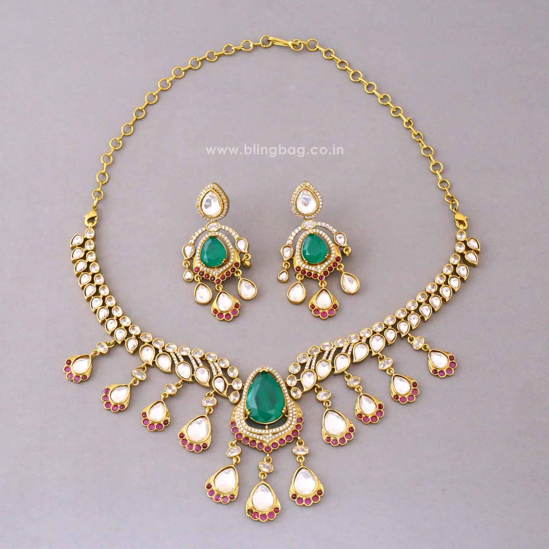 Multicolor Veronica Victorian Jewellery Set - New Arrival
