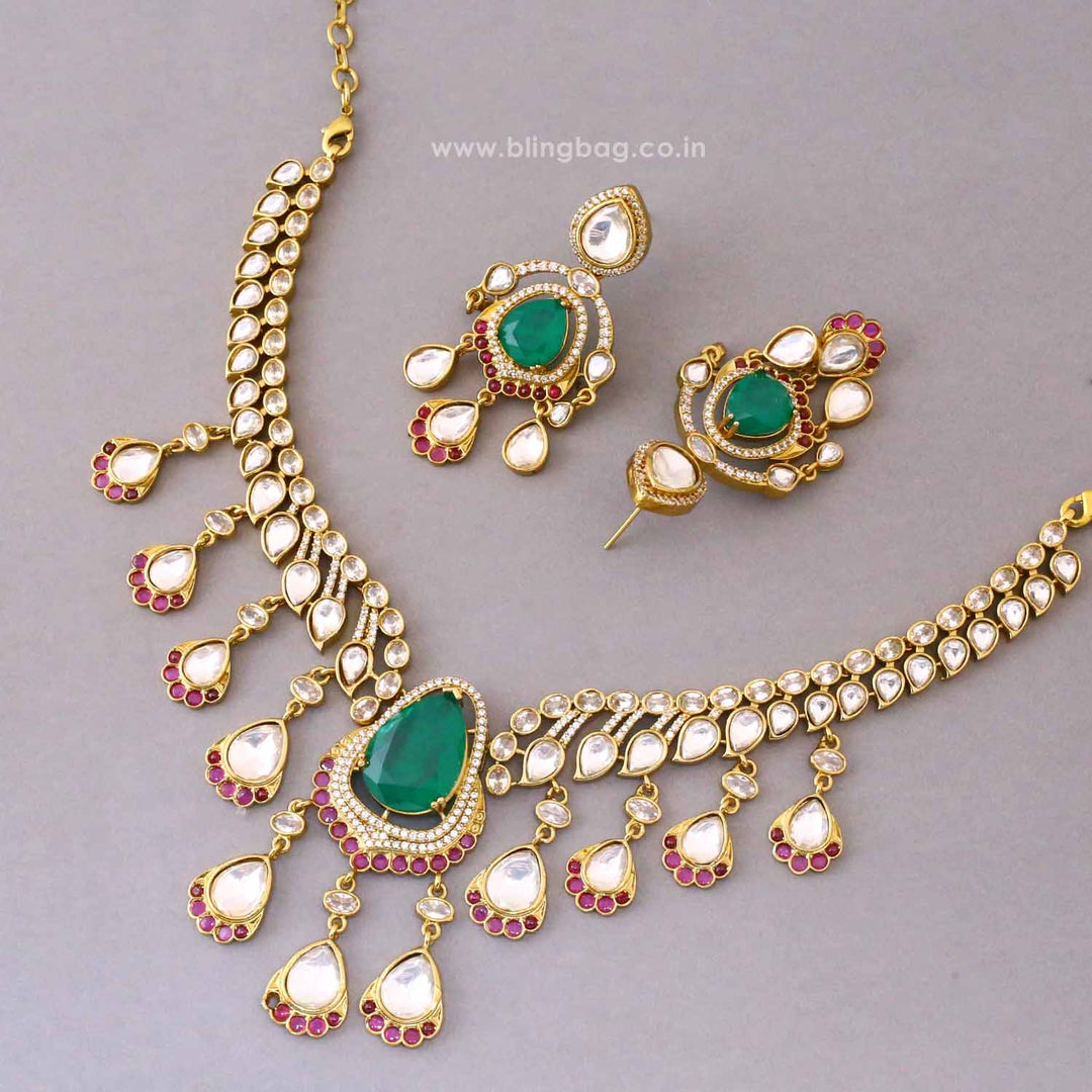Multicolor Veronica Victorian Jewellery Set - New Arrival