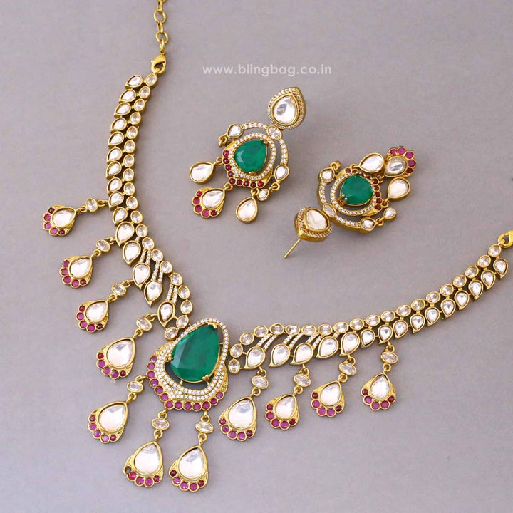 Multicolor Veronica Victorian Jewellery Set - New Arrival