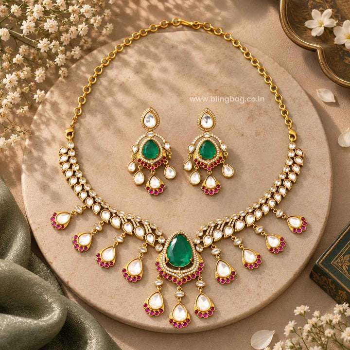 Multicolor Veronica Victorian Jewellery Set - New Arrival