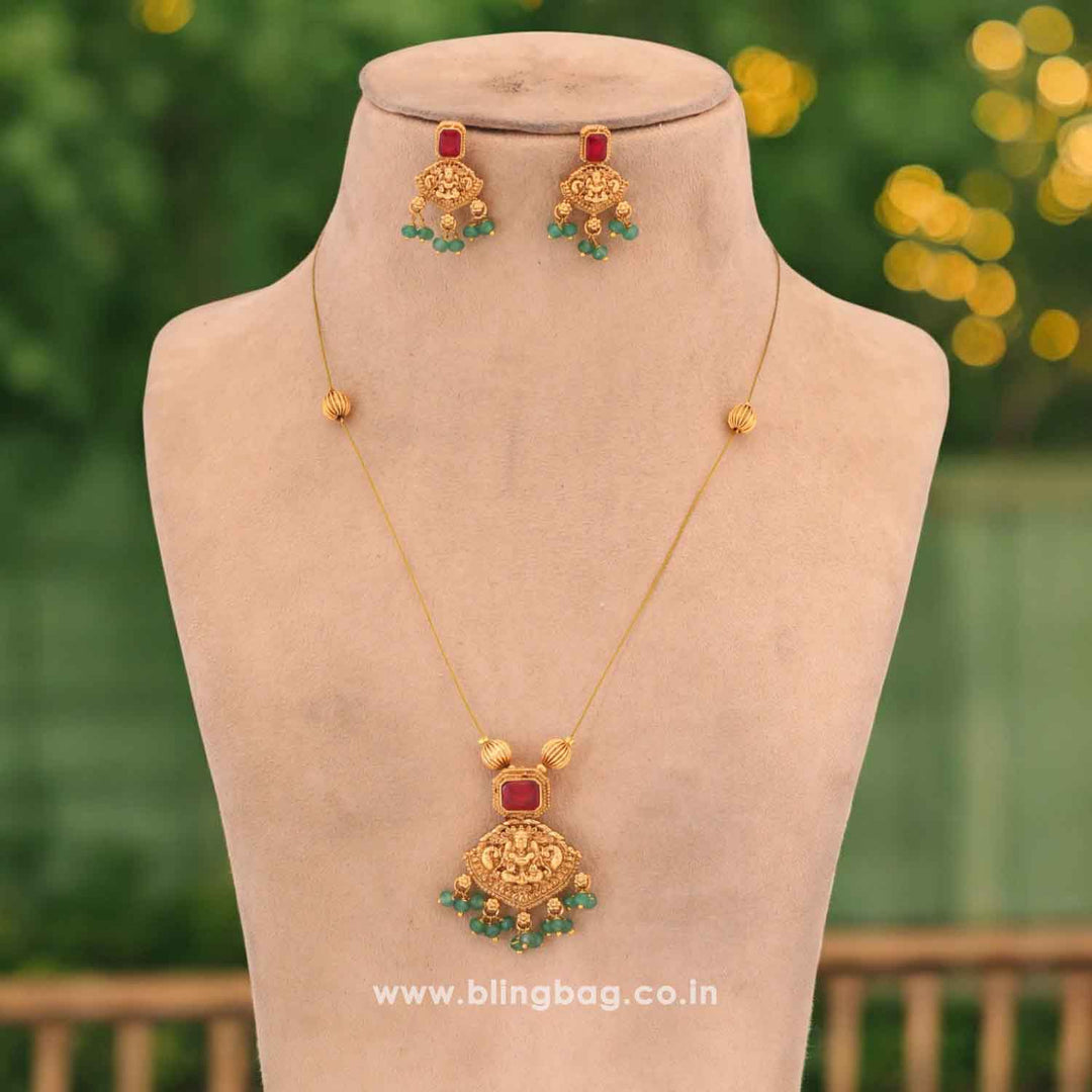 Multicolor Vidhikari Pendant Set - New Arrival