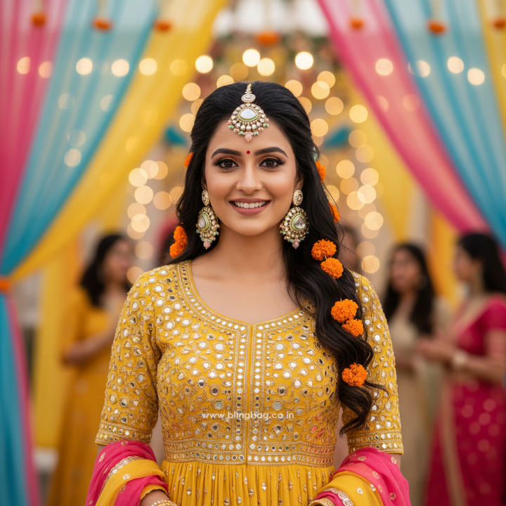 Multicolor Vilasini Maang Tikka