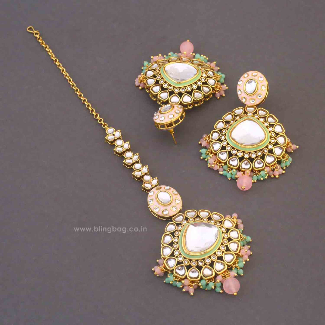 Multicolor Vilasini Maang Tikka