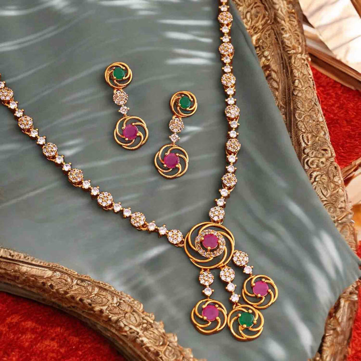 Prismatic Vishtani Antique Jewellery Set - New Arrival