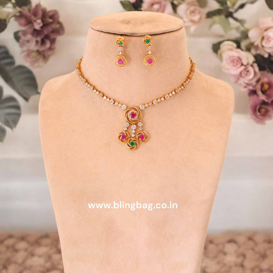 Prismatic Vishtani Antique Jewellery Set - New Arrival