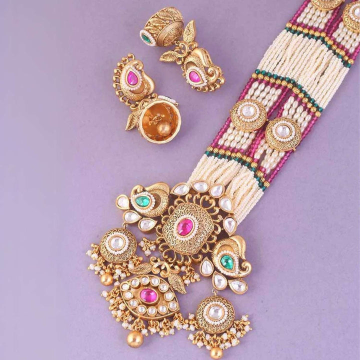 Multicolor Viviktha Rajwadi Set