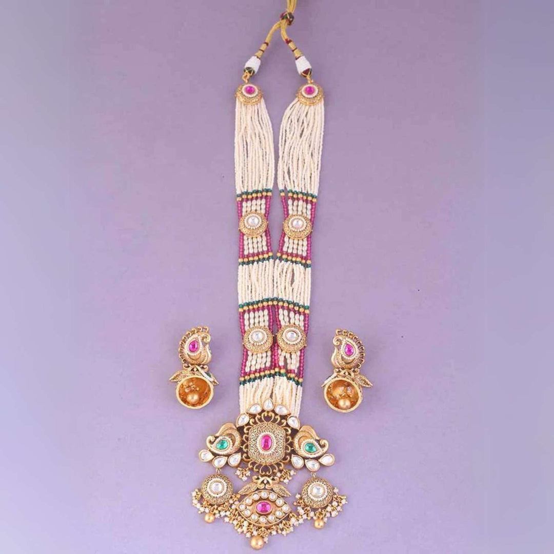 Multicolor Viviktha Rajwadi Set