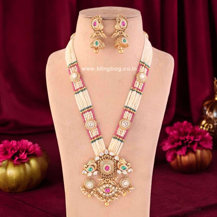 Multicolor Viviktha Rajwadi Set