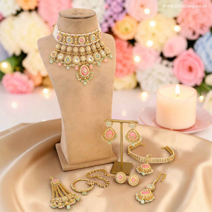 Multicolor Vrishaliya Bridal Jewellery Set