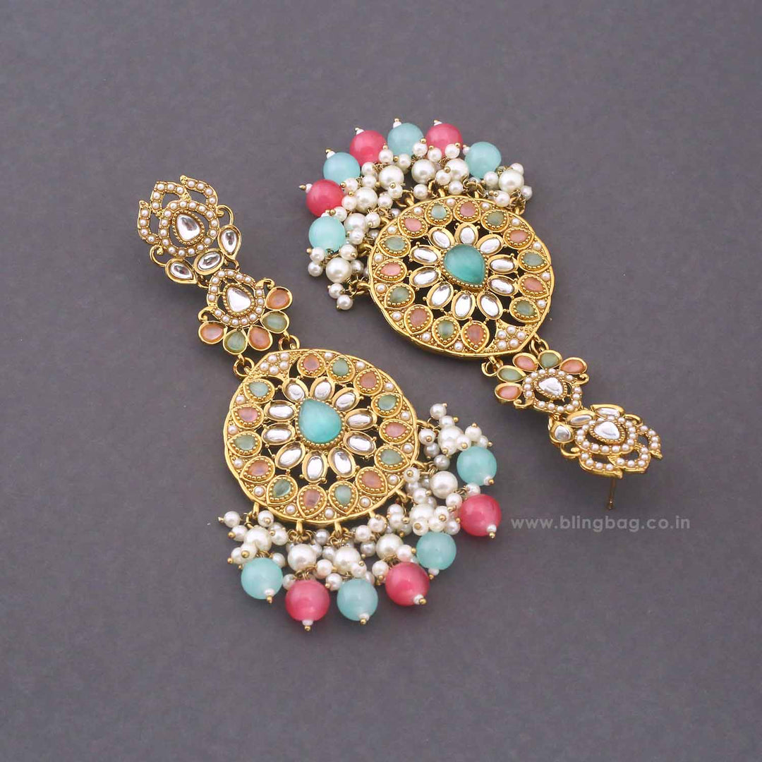 Multicolor Vrushali Danglers