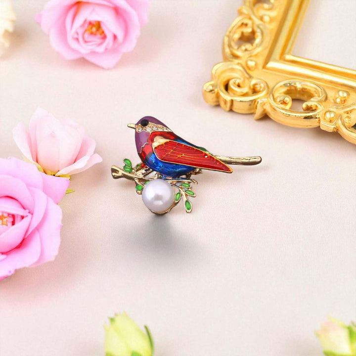 Multicolor Whisperwing Brooch