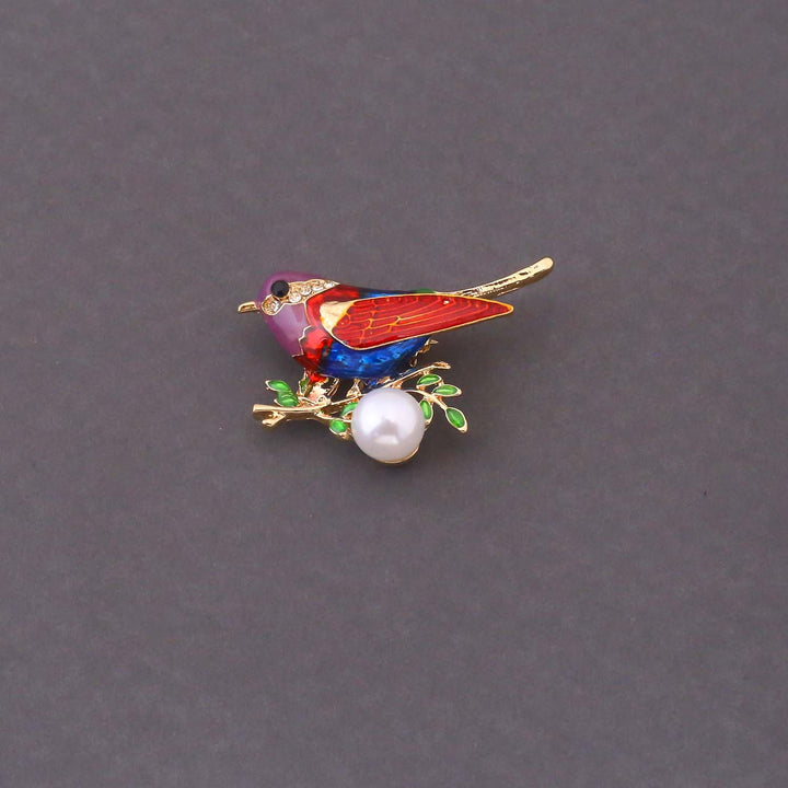 Multicolor Whisperwing Brooch