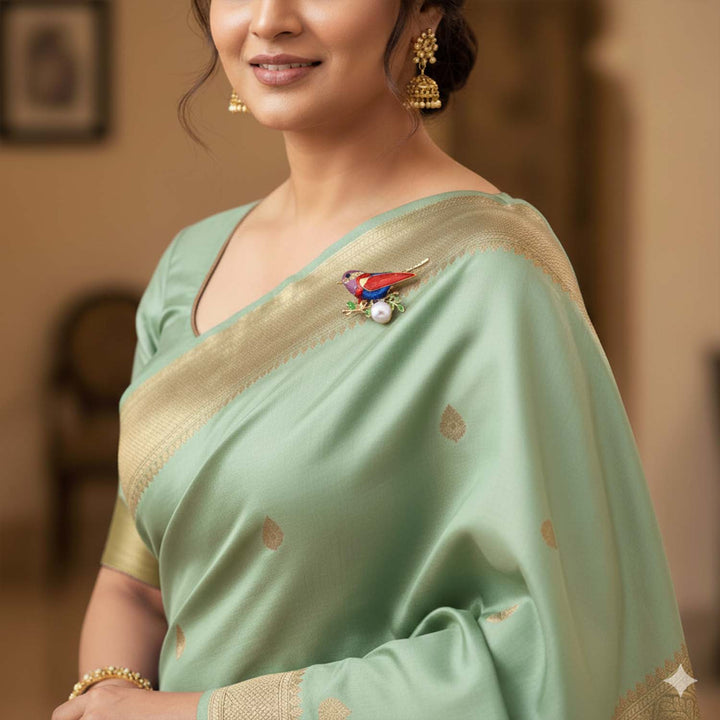 Multicolor Whisperwing Brooch