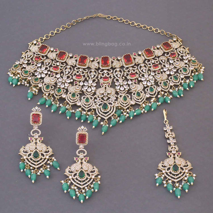 Multicolor Xavielle Victorian Jewellery Set - New Arrival