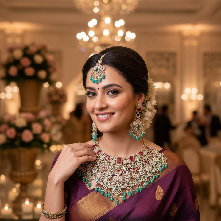 Multicolor Xavielle Victorian Jewellery Set - New Arrival