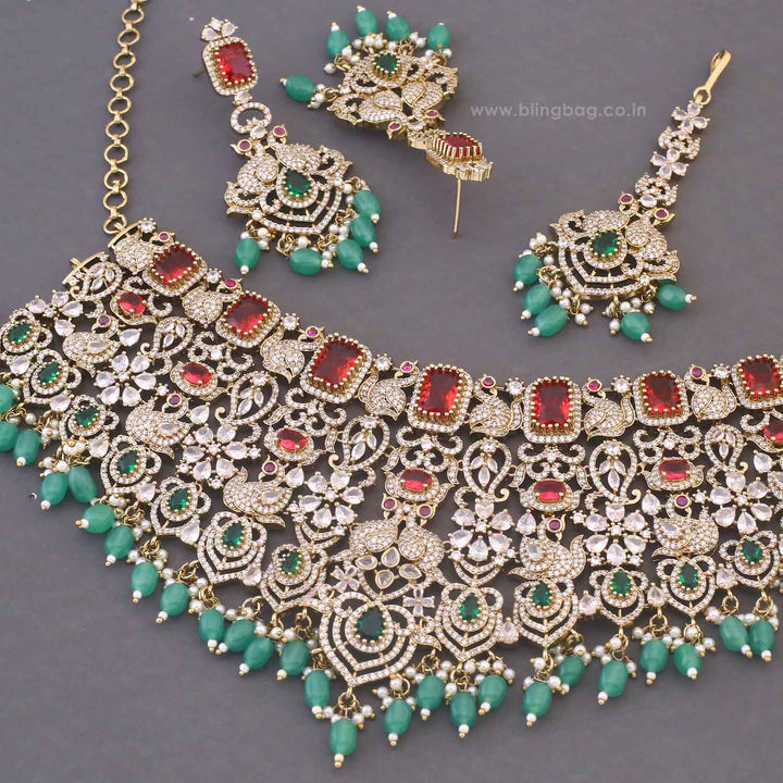 Multicolor Xavielle Victorian Jewellery Set - New Arrival