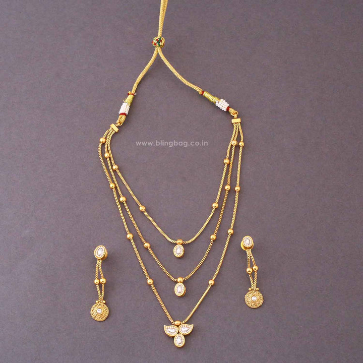 Multicolor Yashikaita Antique Jewellery Set- New Arrival