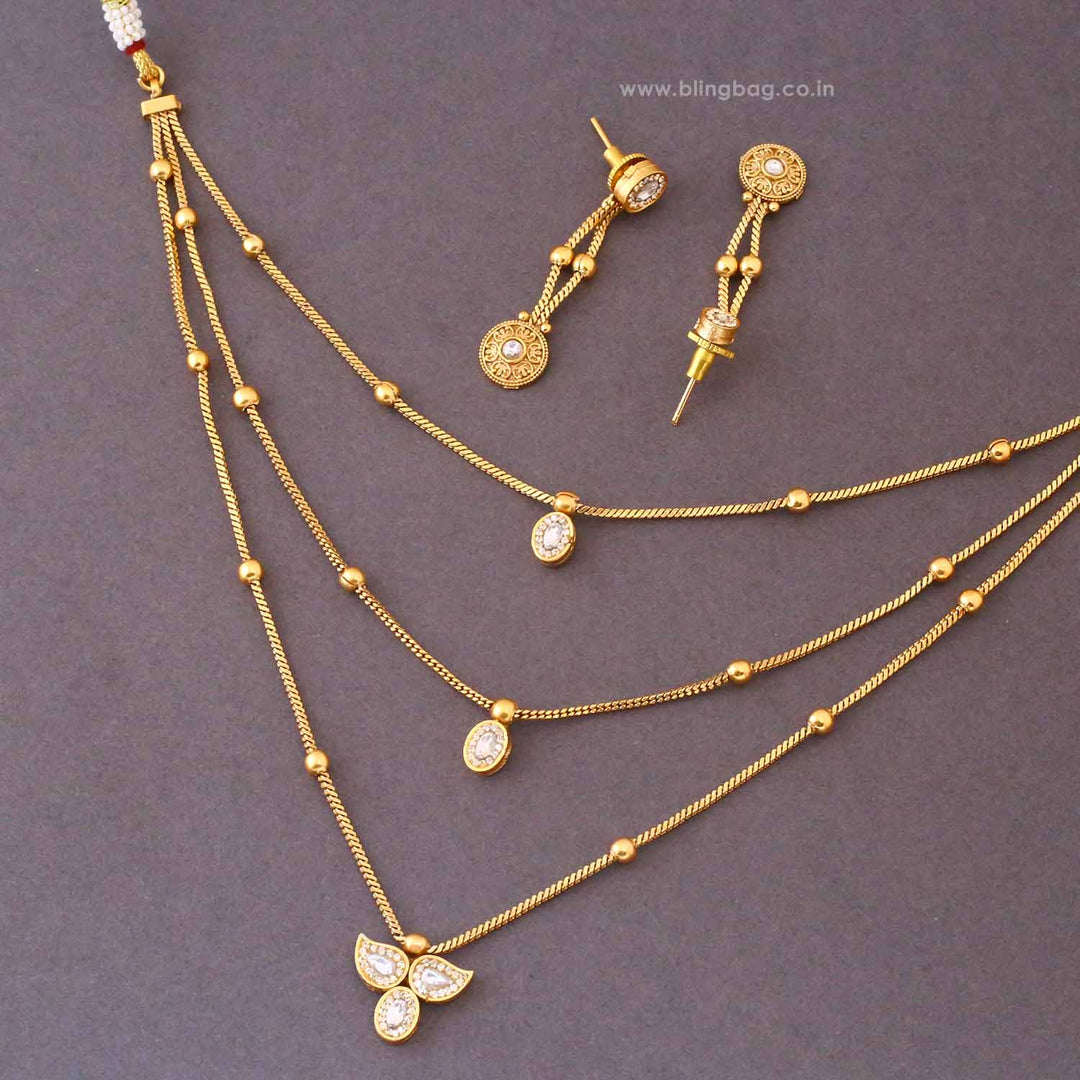 Multicolor Yashikaita Antique Jewellery Set- New Arrival