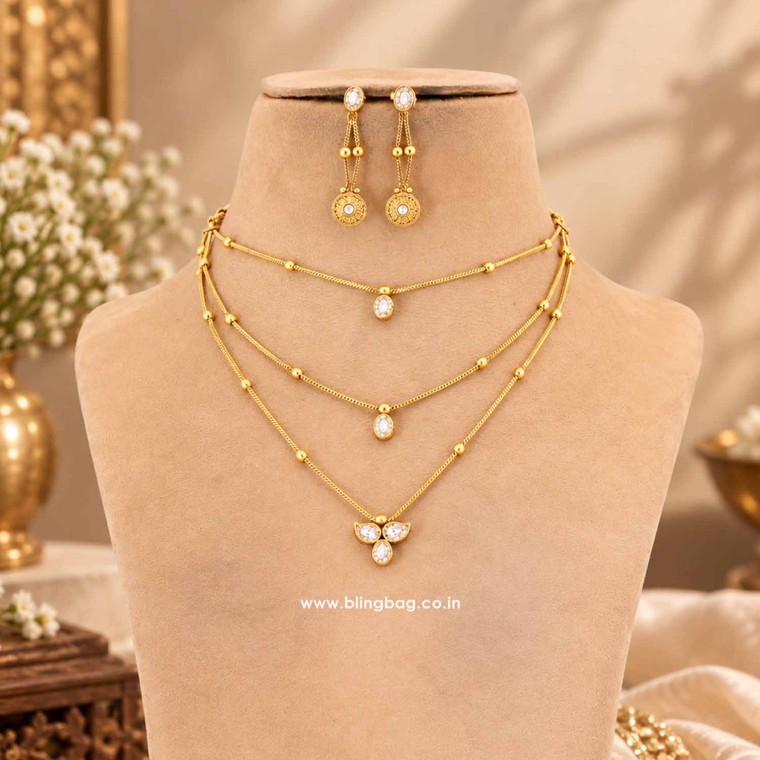 Multicolor Yashikaita Antique Jewellery Set- New Arrival