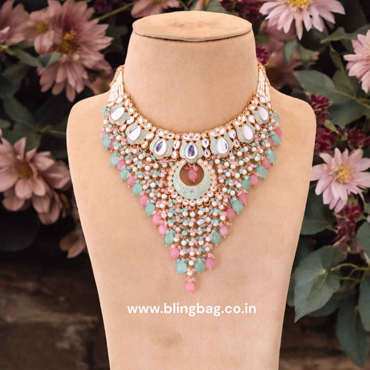 Multicolor Yashuma Kundan Jewellery Set