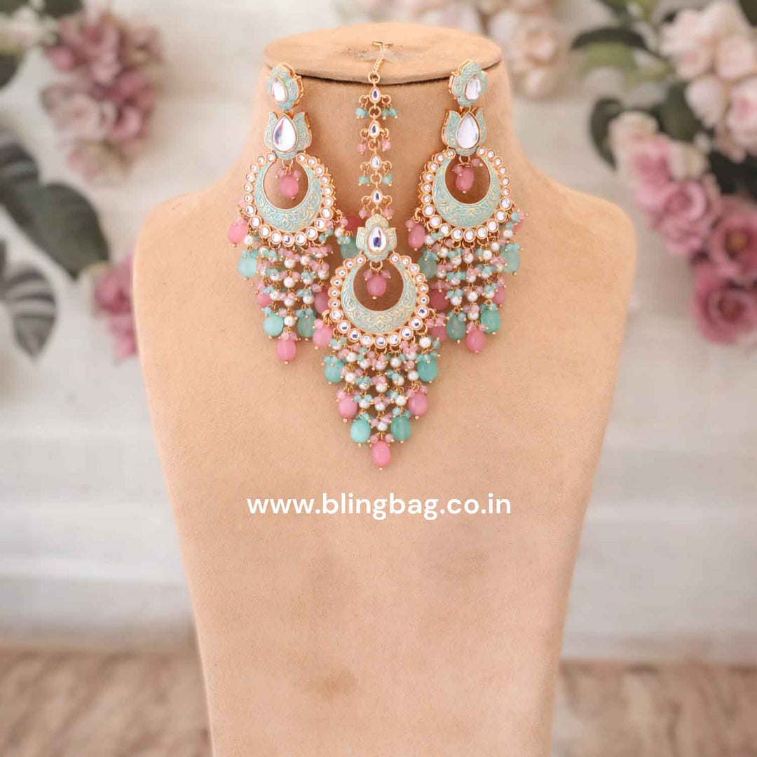 Multicolor Yashuma Kundan Jewellery Set