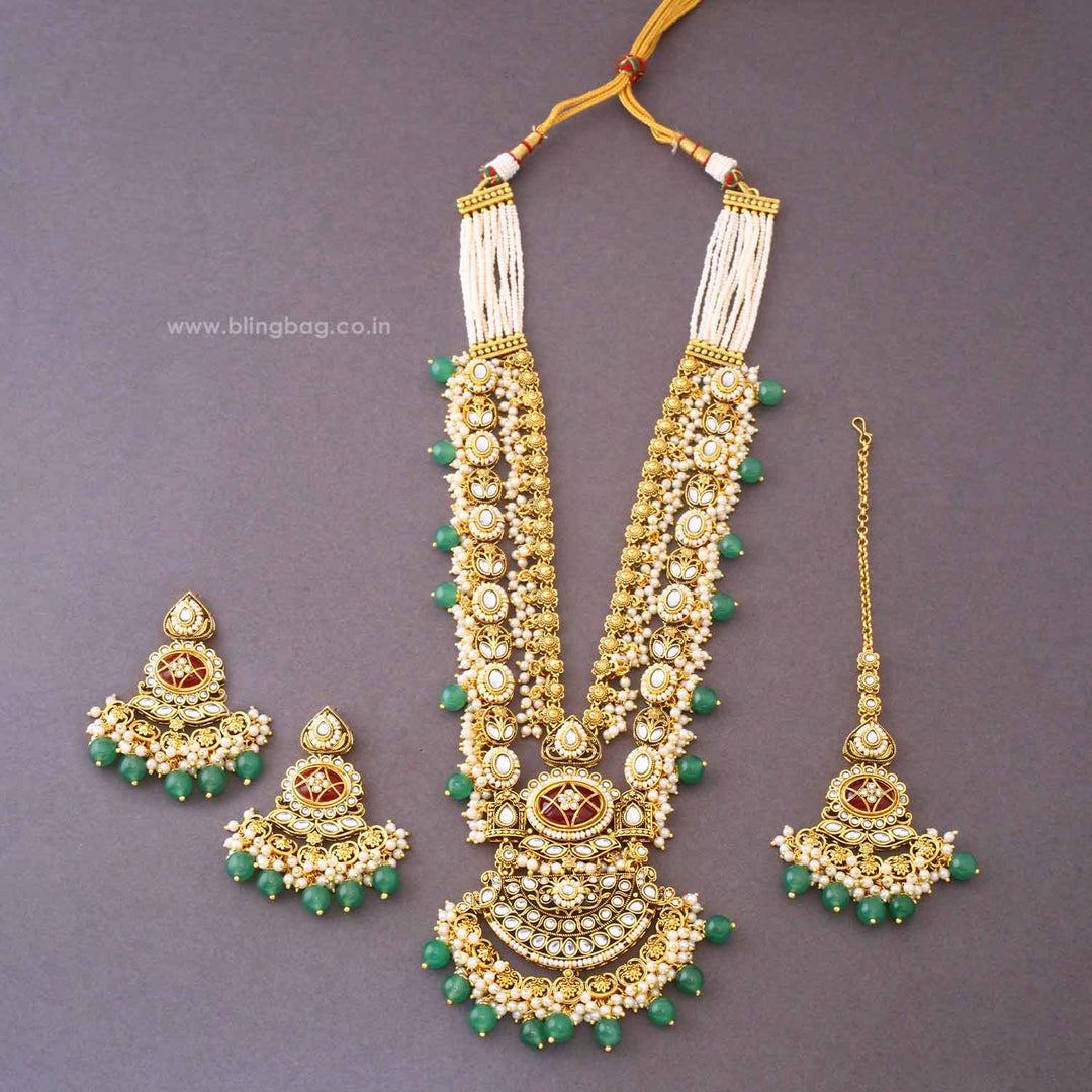Multicolor Yuvanya Kundan Jewellery Set - New Arrival