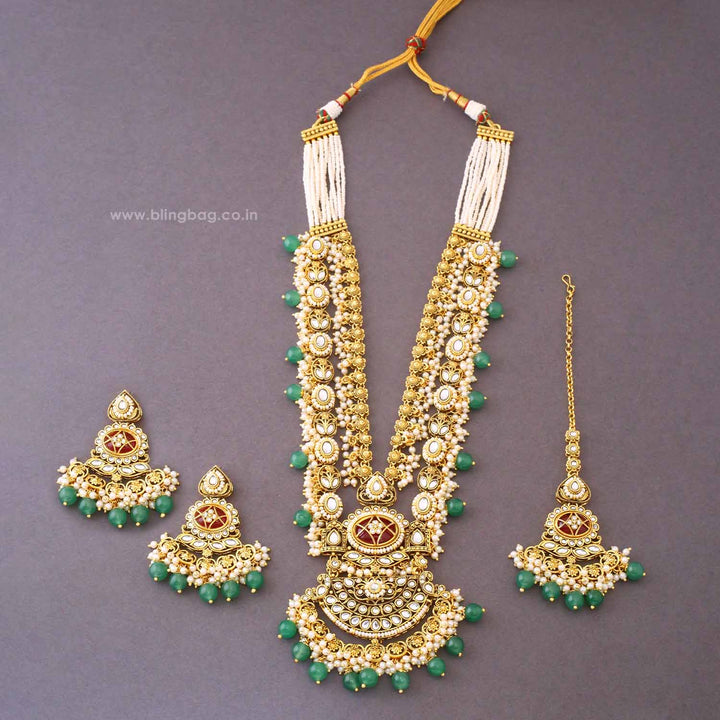 Multicolor Yuvanya Kundan Jewellery Set - New Arrival