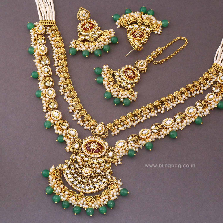 Multicolor Yuvanya Kundan Jewellery Set - New Arrival