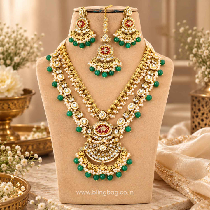 Multicolor Yuvanya Kundan Jewellery Set - New Arrival