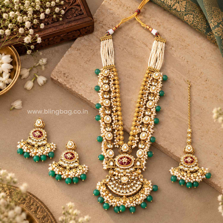 Multicolor Yuvanya Kundan Jewellery Set - New Arrival