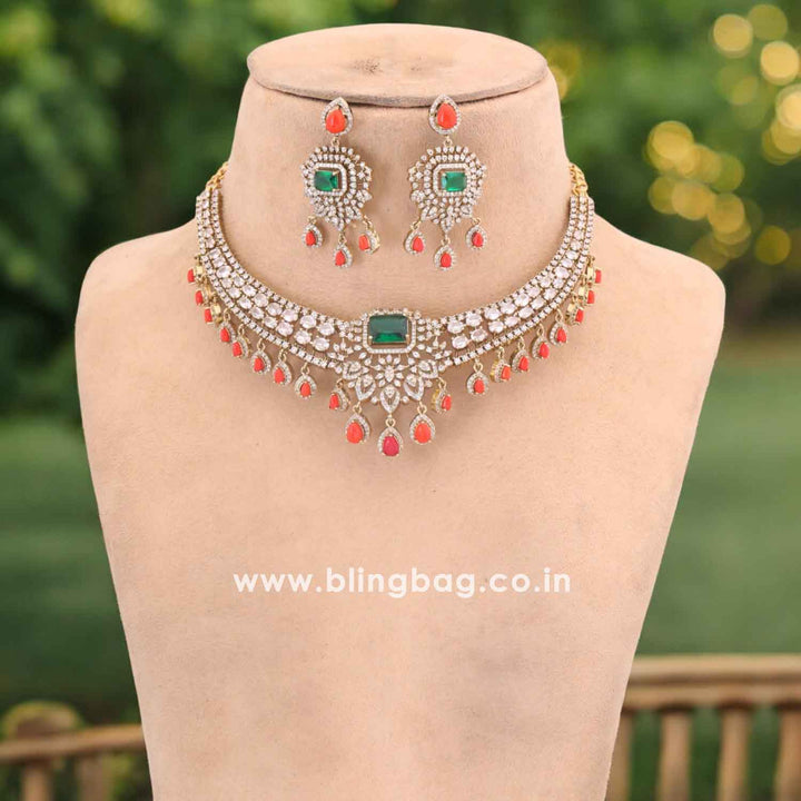 Multicolor Zavier Hasli Victorian Jewellery Set - New Arrival