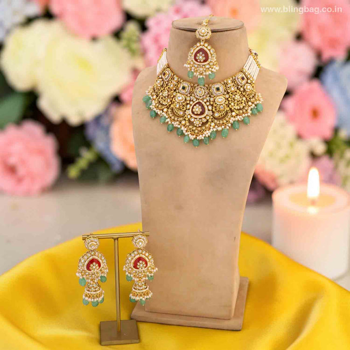 Multicolor Zayyani Bridal Jewellery Set