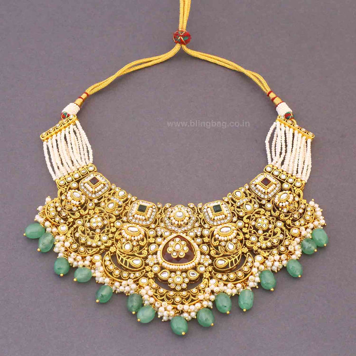 Multicolor Zayyani Bridal Jewellery Set