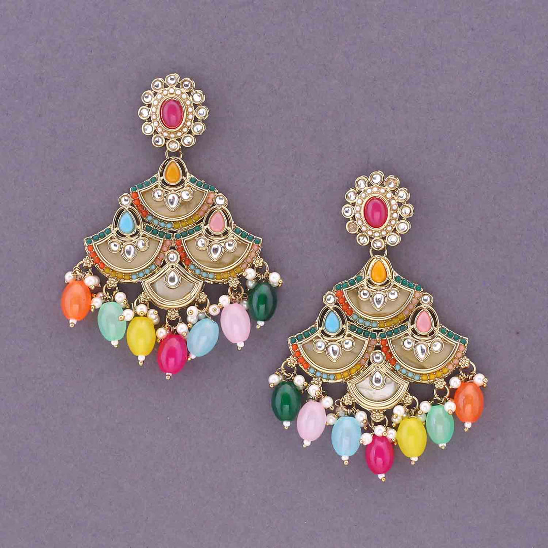 Multicolor Zehra Punjabi Chandbalis